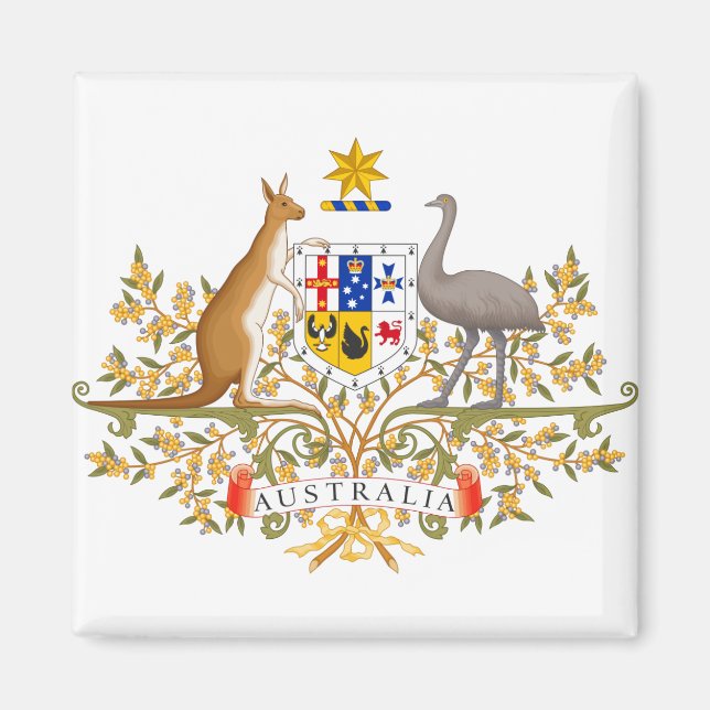 Imã casaco de armas austrália (Frente)