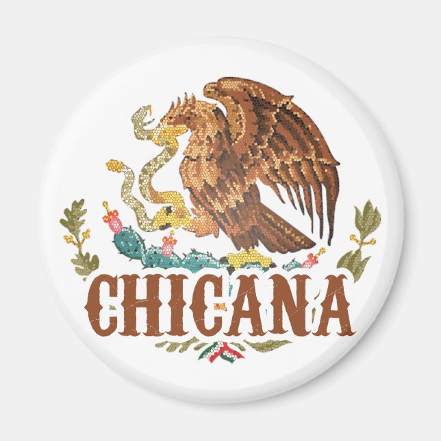 Imã Casaco de Armas Chicana no México (Frente)