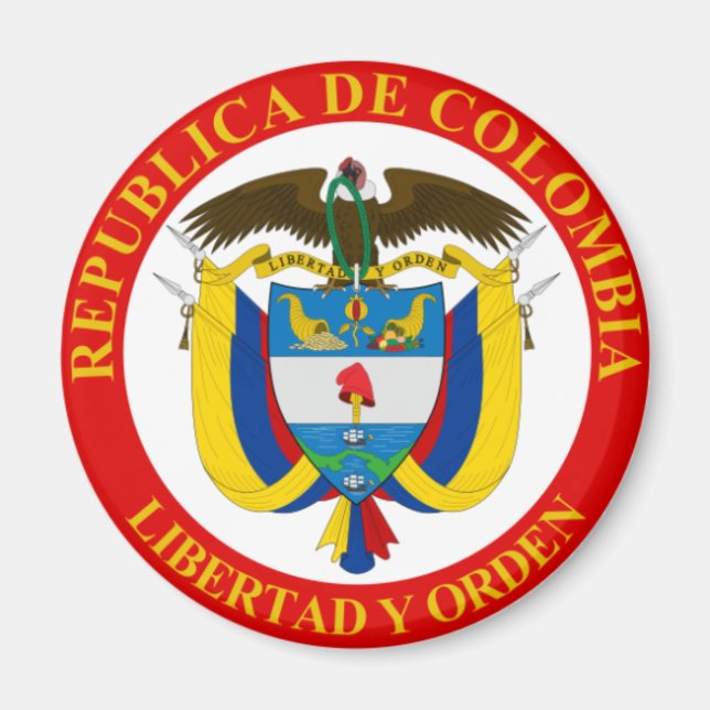 Imã Casaco de Armas Colombiana (Frente)