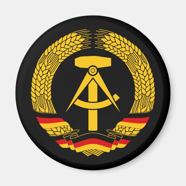 Imã Casaco de Armas da Alemanha Oriental/Selagem do Es (Frente)