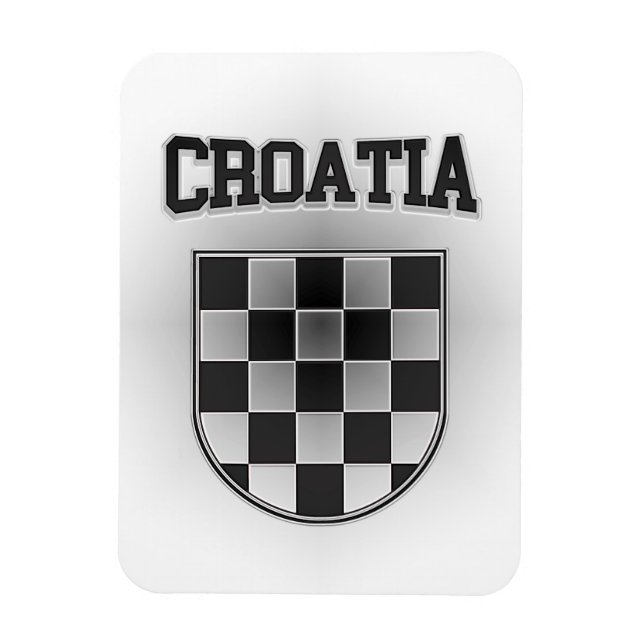 Ímã Casaco de armas da Croácia (Vertical)