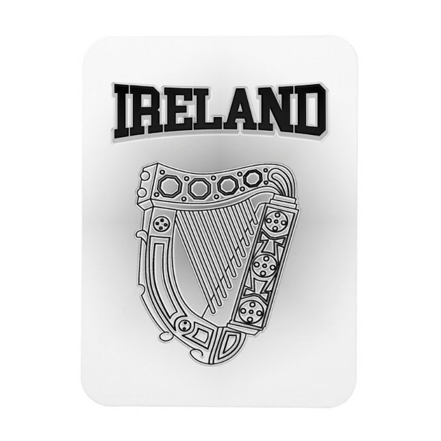 Ímã Casaco de Armas da Irlanda (Vertical)