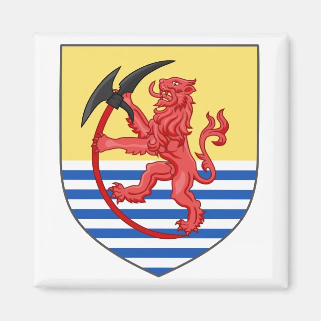 Imã Casaco de Armas da Islândia 1262 AD Magnet (Frente)