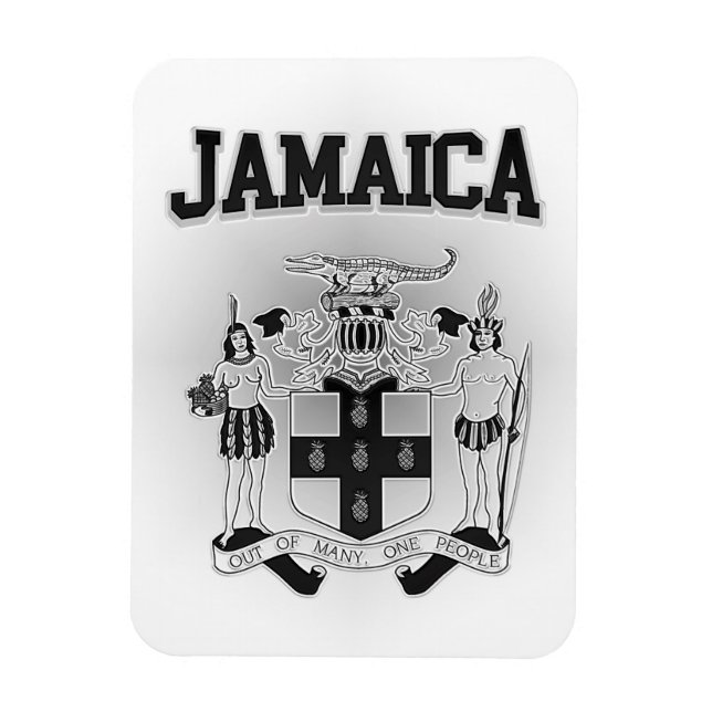 Ímã Casaco de armas da Jamaica (Vertical)