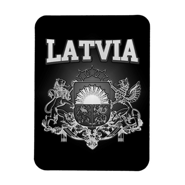 Ímã Casaco de armas da Letónia (Vertical)