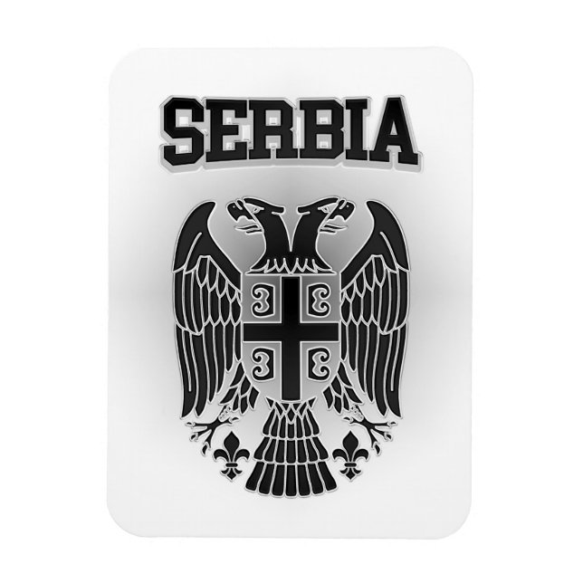 Ímã Casaco de armas da Sérvia (Vertical)