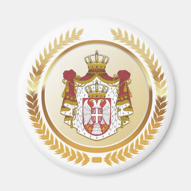 Imã Casaco de armas da Sérvia (Frente)