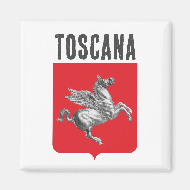 Imã Casaco de Armas da Toscana, ITÁLIA (Frente)