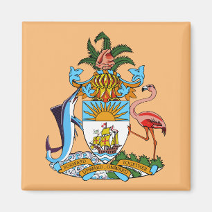 Imã Casaco de armas das Baamas (Abaco, Eleuthera)