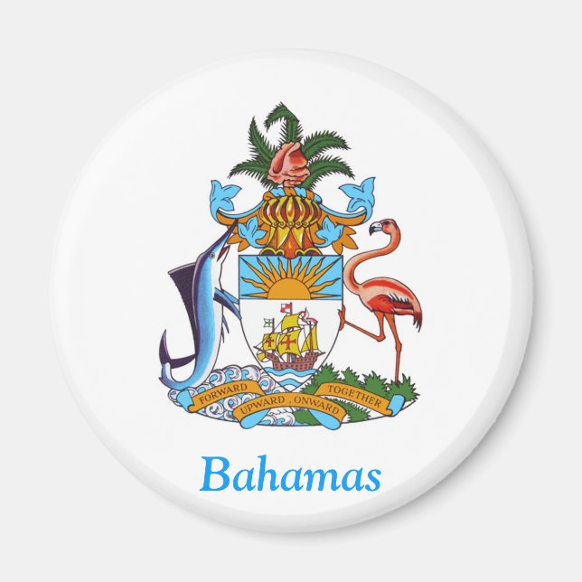 Imã Casaco de armas das Bahamas (Frente)