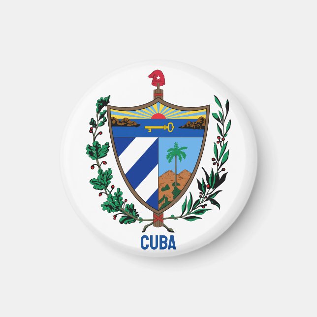 Imã Casaco de armas de Cuba (Frente)