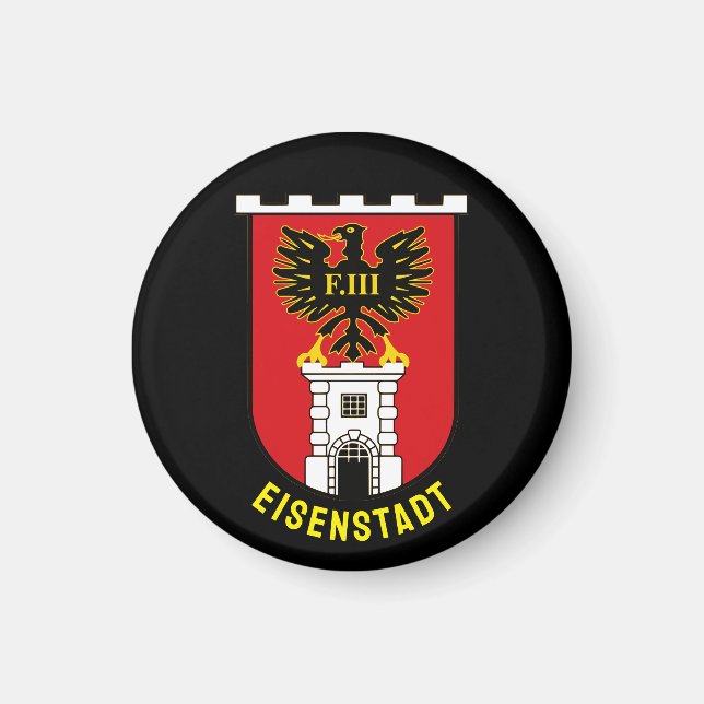 Imã Casaco de Armas de Eisenstadt - ÁUSTRIA (Frente)