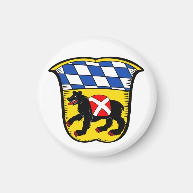Imã Casaco de Armas de Freising, Alemanha (Frente)