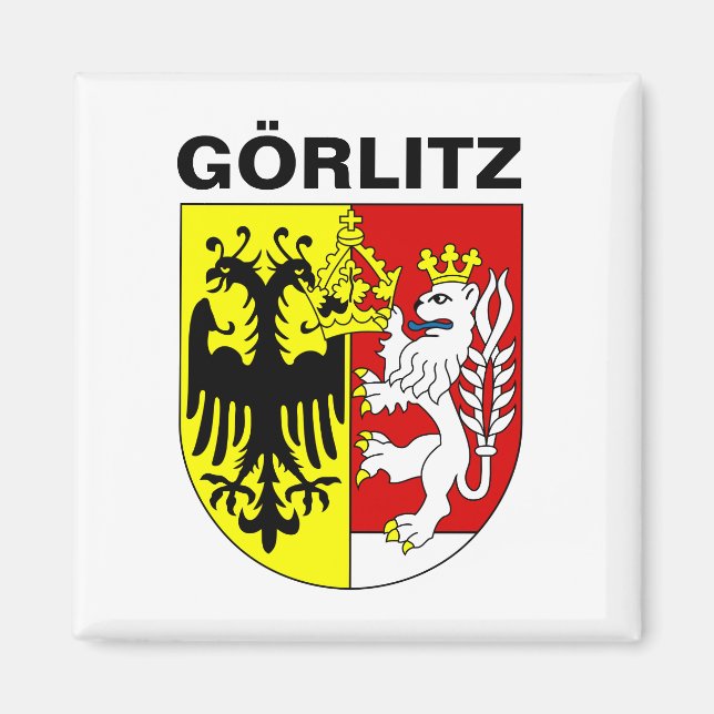 Imã Casaco de Armas de Görlitz, Alemanha (Frente)