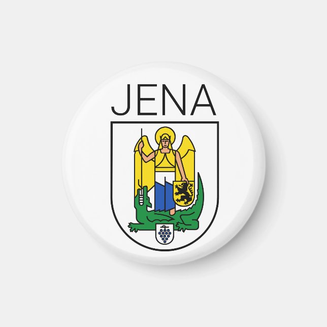 Imã Casaco de Armas de Jena - Thüringen, ALEMANHA (Frente)