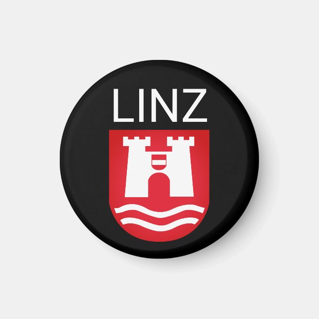 Imã Casaco de Armas de Linz, ÁUSTRIA (Frente)