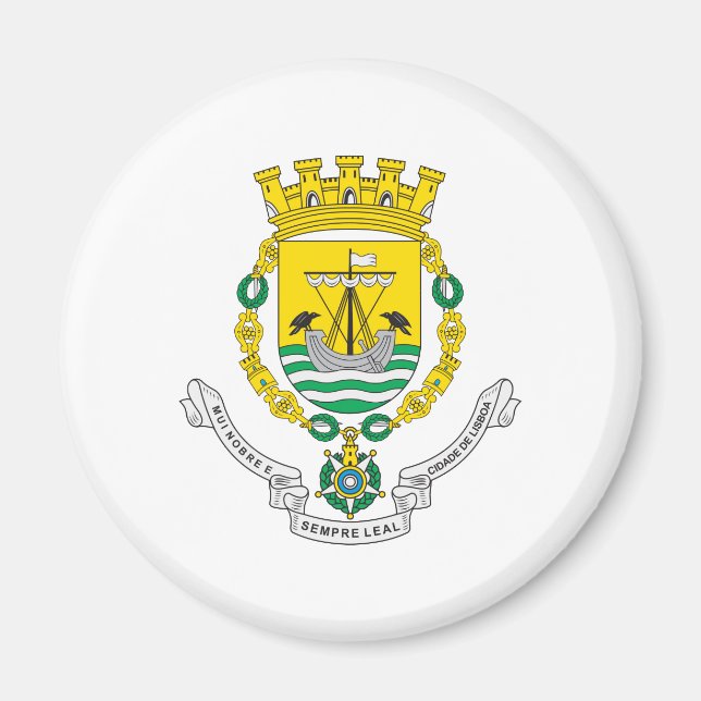 Imã Casaco De Armas De Lisboa (Frente)