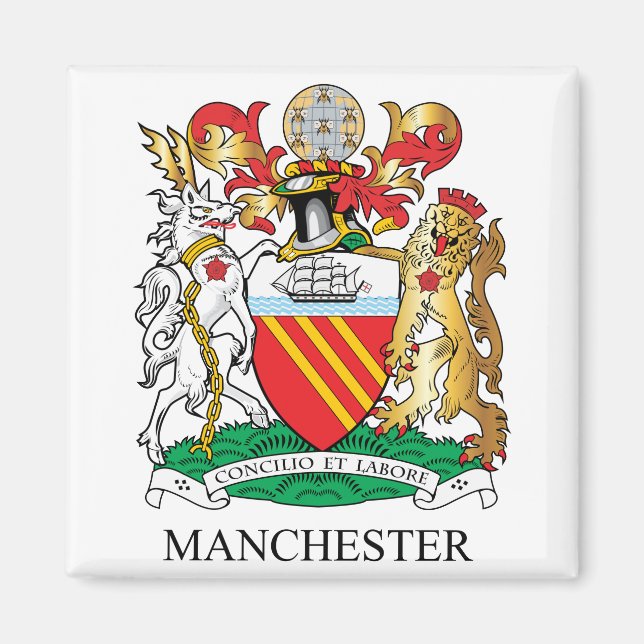Imã Casaco de armas de Manchester (Frente)