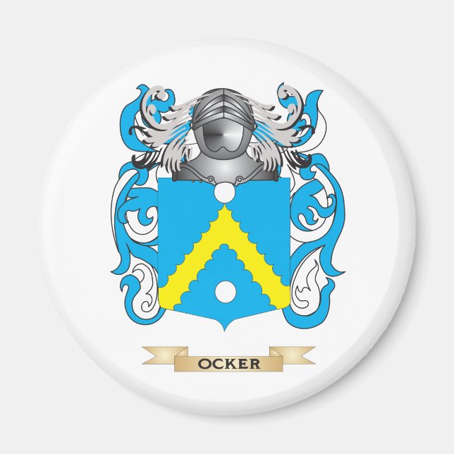 Imã Casaco de armas de Ocker (Crest Familiar) (Frente)