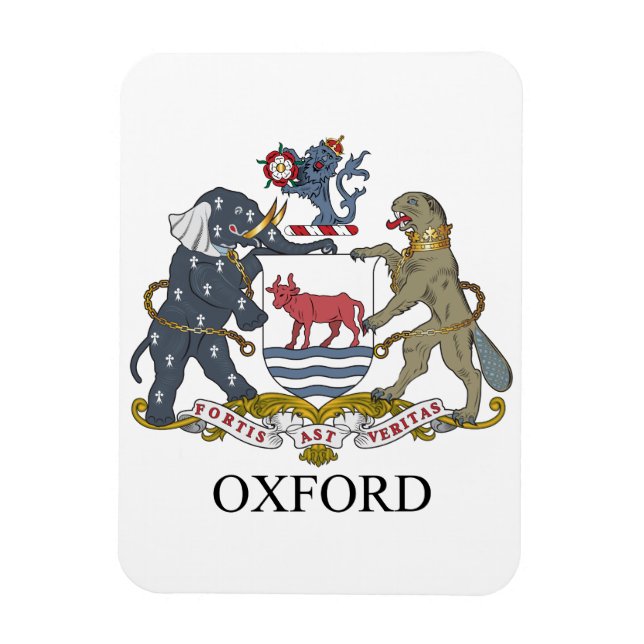 Ímã Casaco de armas de Oxford (Vertical)