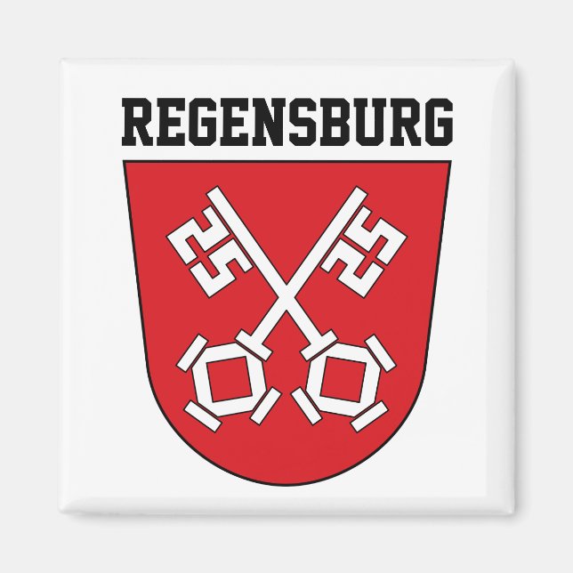 Imã Casaco de Armas de Regensburg, Alemanha (Frente)