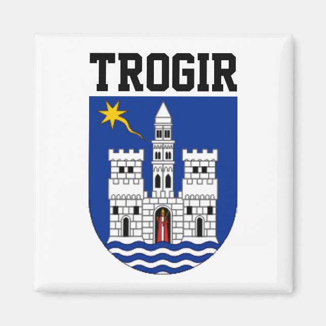 Imã Casaco de Armas de Trogir, Croácia (Frente)