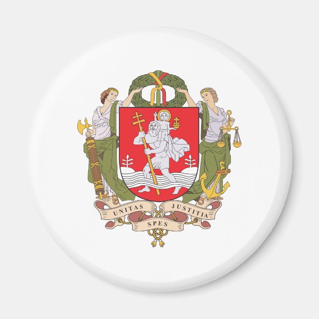 Imã Casaco De Armas De Vilnius (Frente)