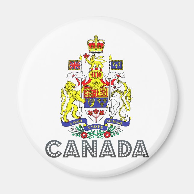 Imã Casaco de armas do Canadá (Frente)