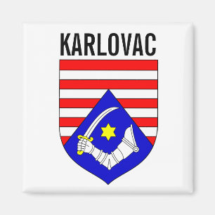 Imã Casaco de Armas do Condado de Karlovac, Croácia Ma