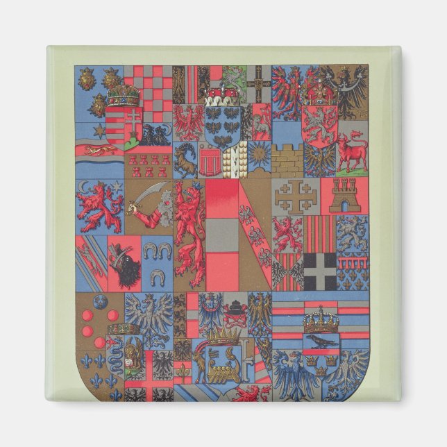 Imã Casaco de Armas do Império Austro-Húngaro (Frente)