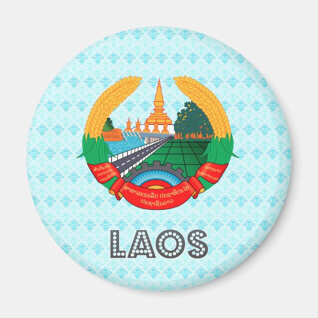 Imã Casaco de armas do Laos (Frente)