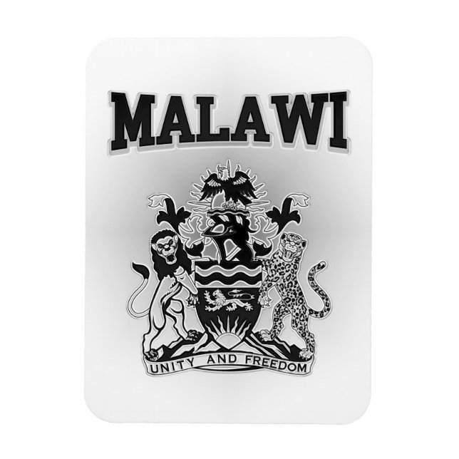 Ímã Casaco de armas do Malawi (Vertical)