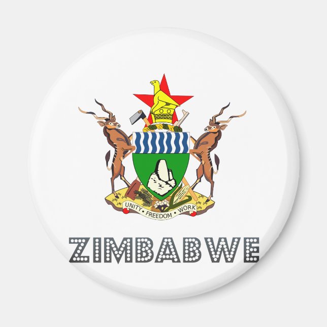 Imã Casaco de armas do Zimbabué (Frente)