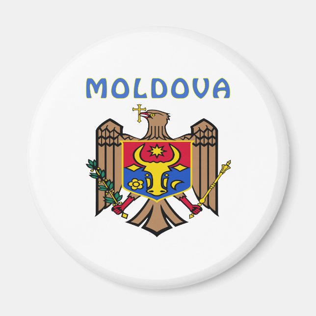 Imã Casaco De Armas MOLDÁVIA (Frente)