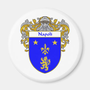 Imã Casaco de Armas Napoli (Mantled)