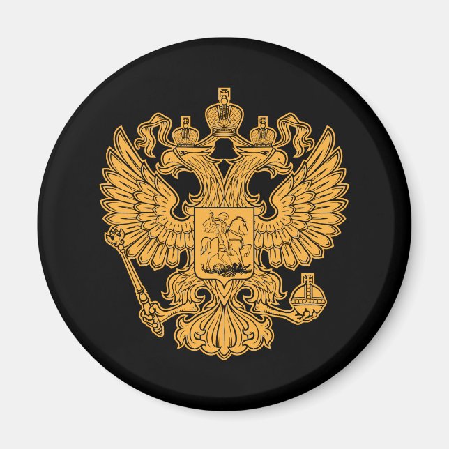 Imã Casaco de Armas Russas da Federação Russa (Frente)