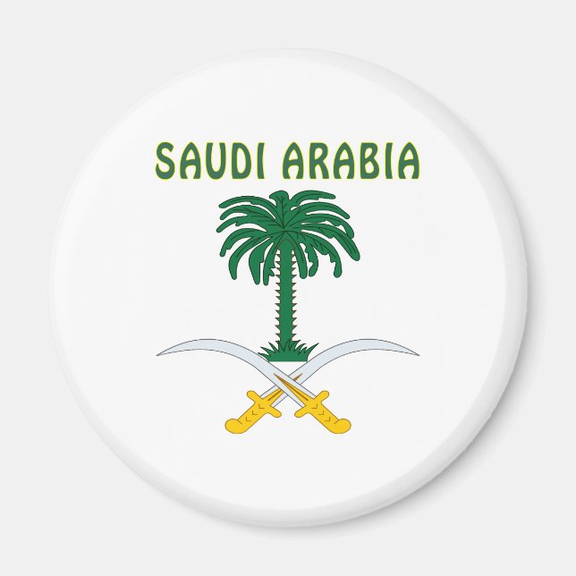 Imã CASACO de Armas SAUDITA ARÁBIA (Frente)