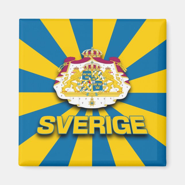 Imã Casaco de armas Sverige (Frente)