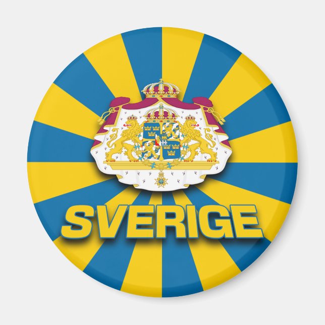 Imã Casaco de armas Sverige (Frente)