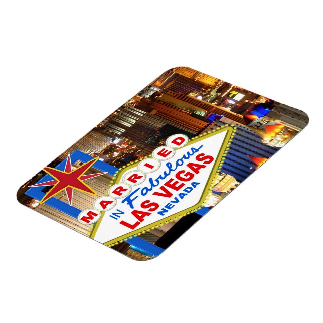 Ímã Casado Com Magnet Refrigerador Em Vegas (Left Side)