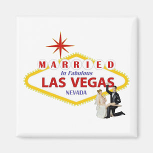 Imã CASADO em Las Vegas fabuloso com noiva & noivo M