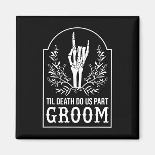 Imã Casais de Mão do Esqueleto da Noiva de Groom Corre