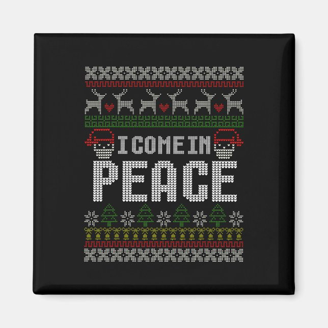 Imã Casais de Natal Feio Eu Vim (Frente)