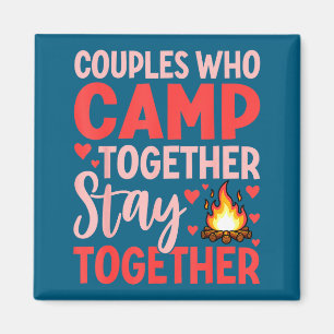Imã Casais Que Fazem Camping Juntos Permanecem Juntos