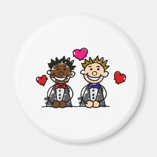 Imã Casal alegre Bi-Racial