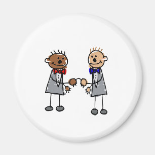 Imã Casal alegre inter-racial