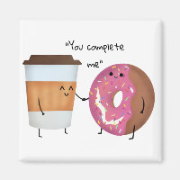 Casal completo de café e Rosquinha