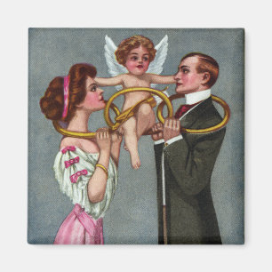Imã Casal das relações do Cupido com corrente