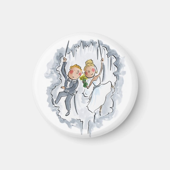 Imã Casal de Casamento de Subida (Frente)