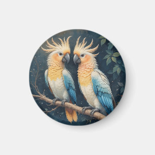 Imã Casal de Cenoura Cockatoo